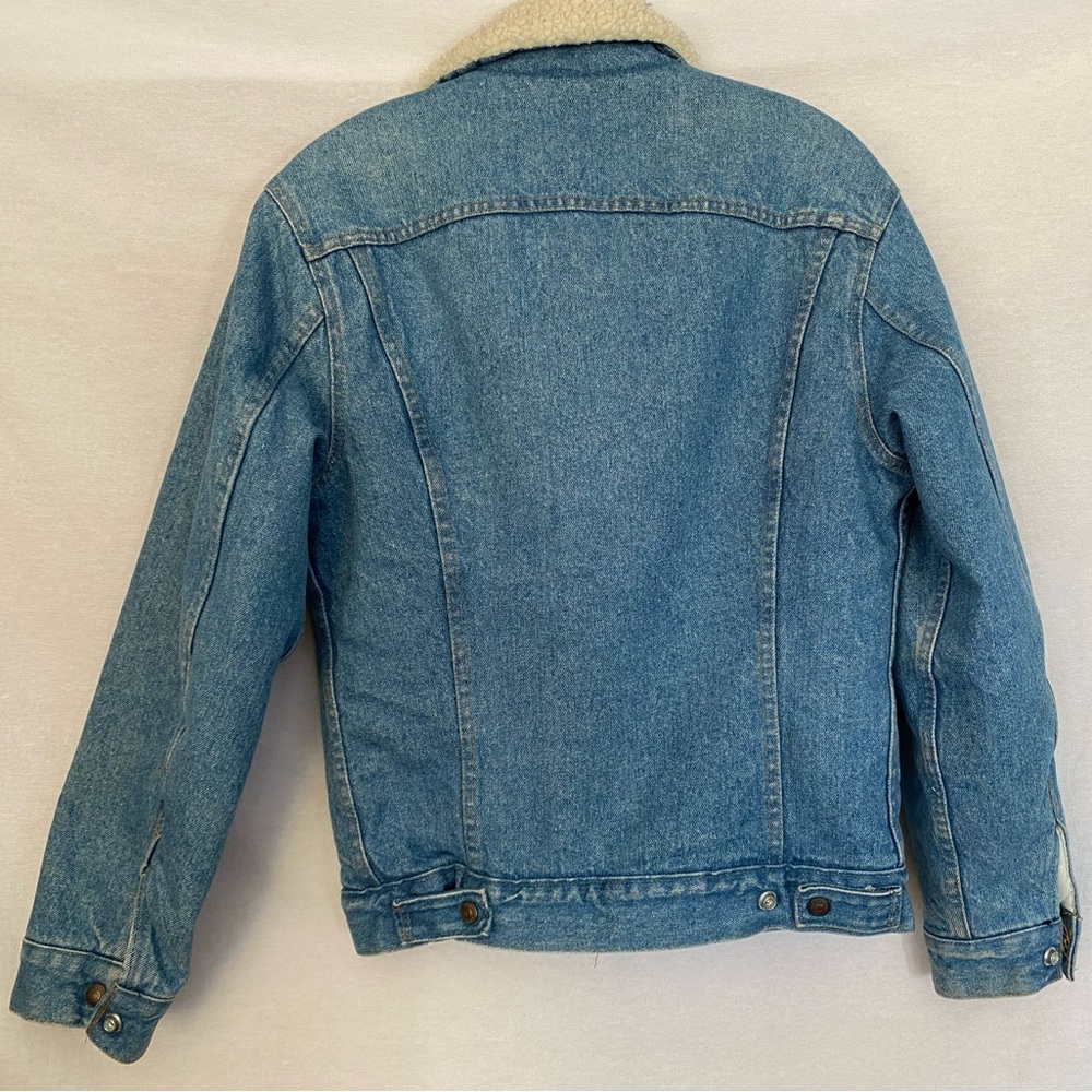 Vintage 70’s Levi’s Sherpa Denim Trucker Jacket - Picture 2 of 16